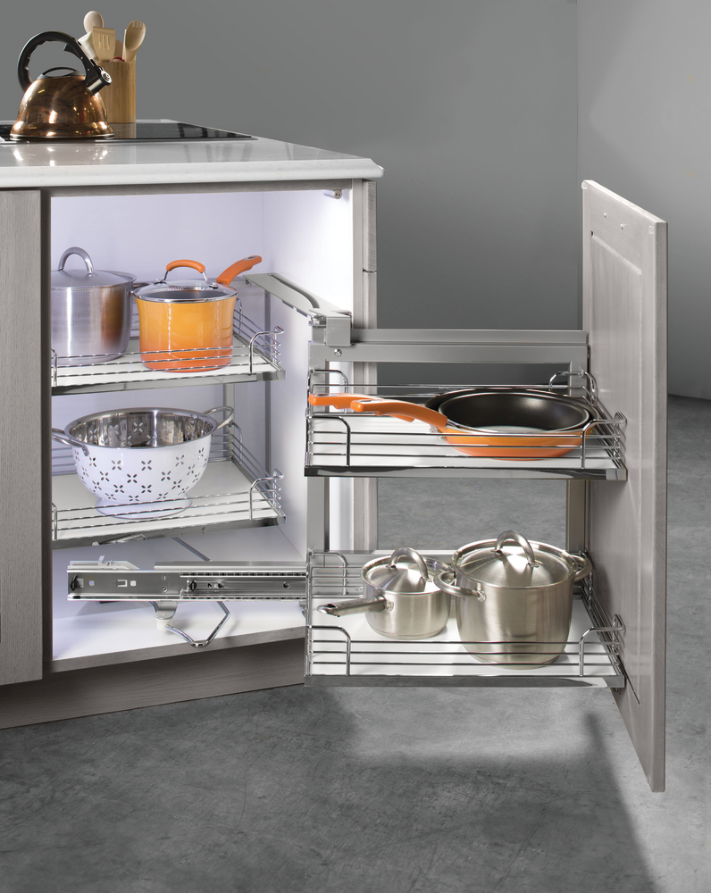 Magic Corner Cabinet Storage