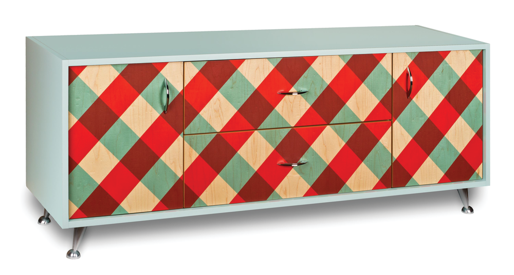 Facets Patterns on Cabinetry
