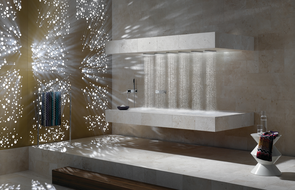 Horizontal shower