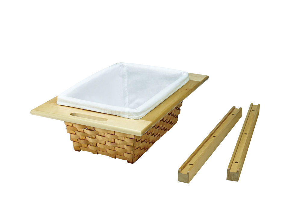 Woven Baskets with Rails