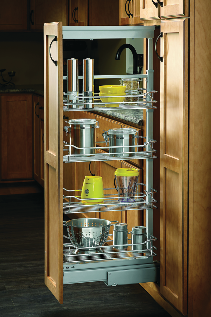 Chrome Pullout Pantries