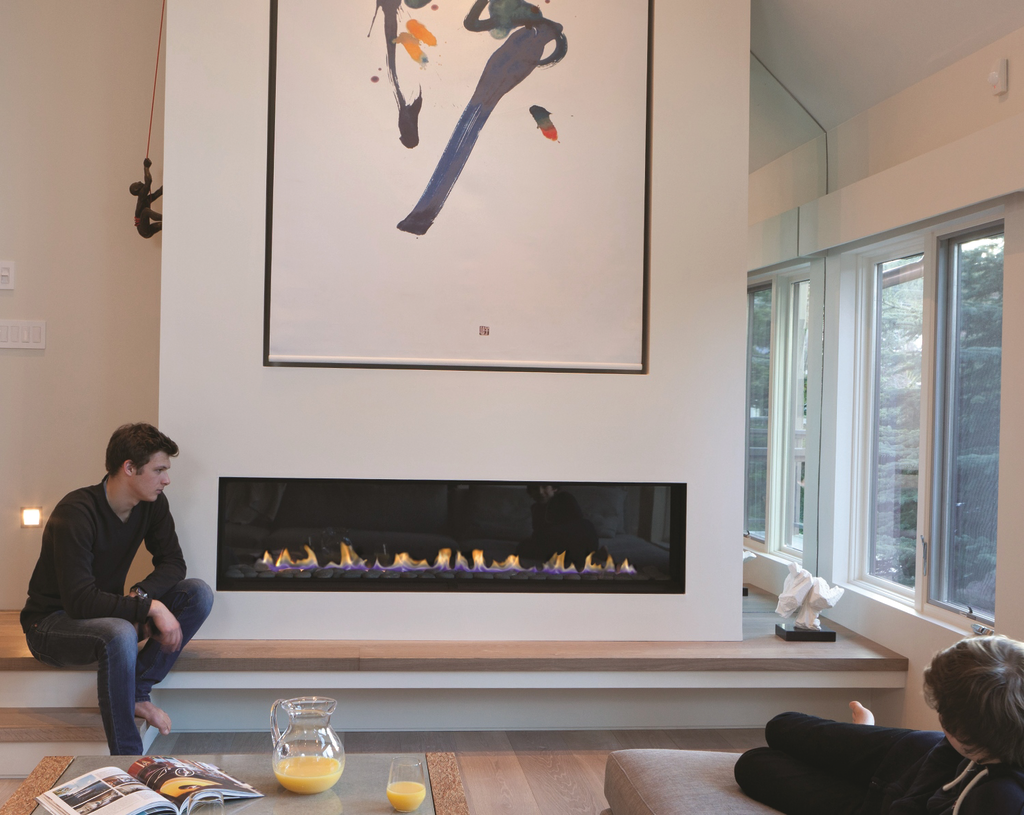 Remote control for fireplace