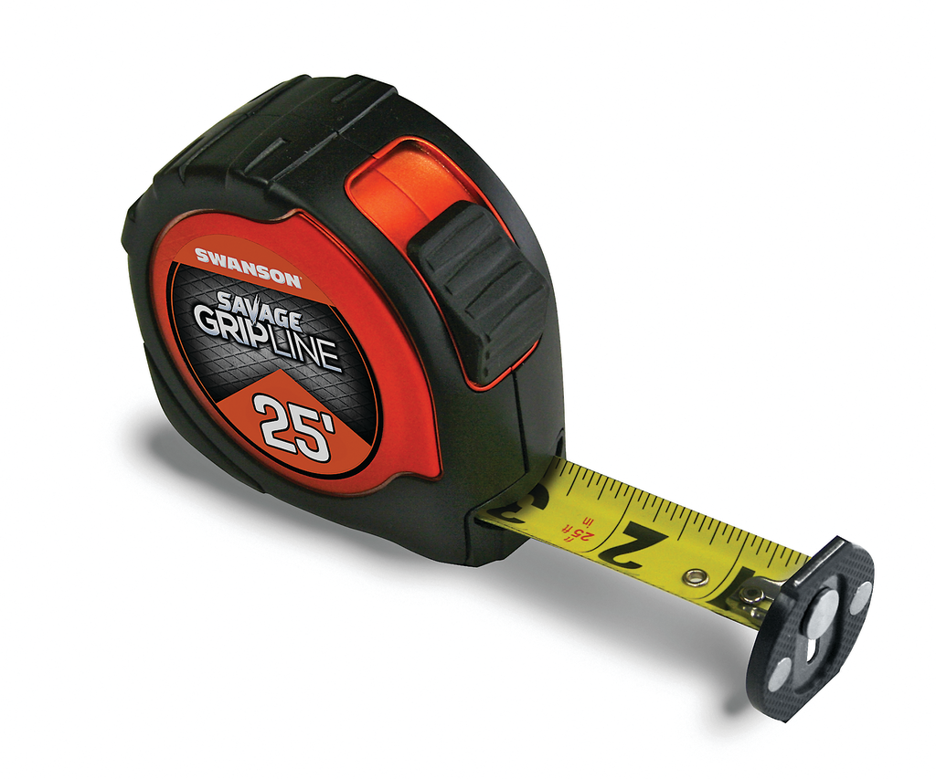 Tape measure holds rounded edges