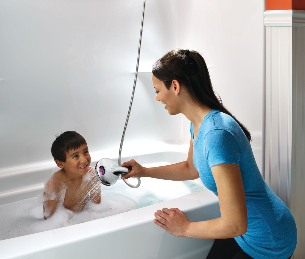 Temperature Displays on Shower Systems