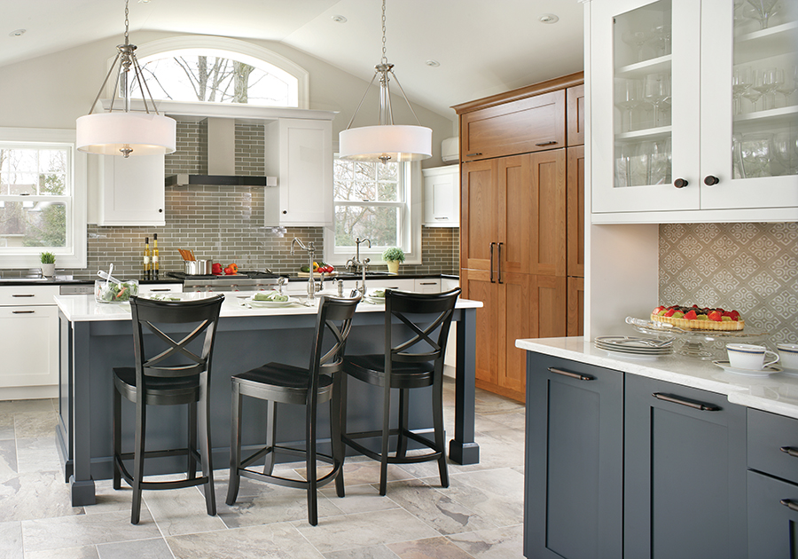 Multiple Colors and Finishes Transform Kitchen - Kitchen & Bath Design News