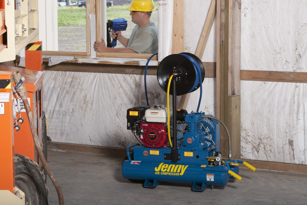 Portable air compressors