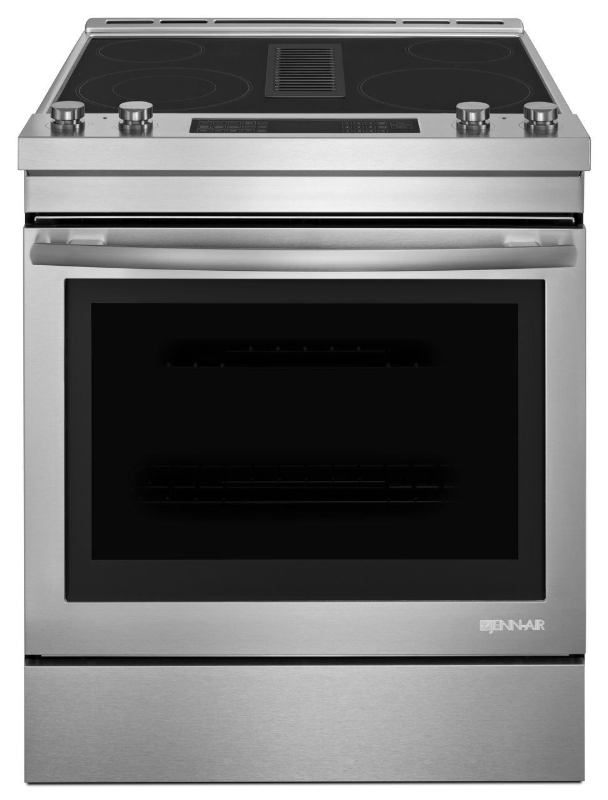 Duct-free option for electric, dual fuel ranges