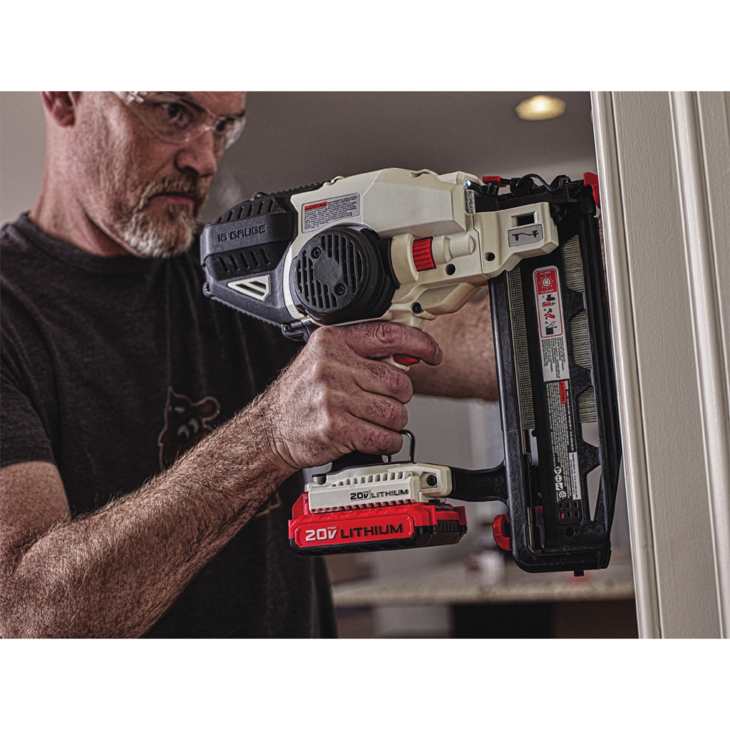 Nailer drives up to 375 nails per charge