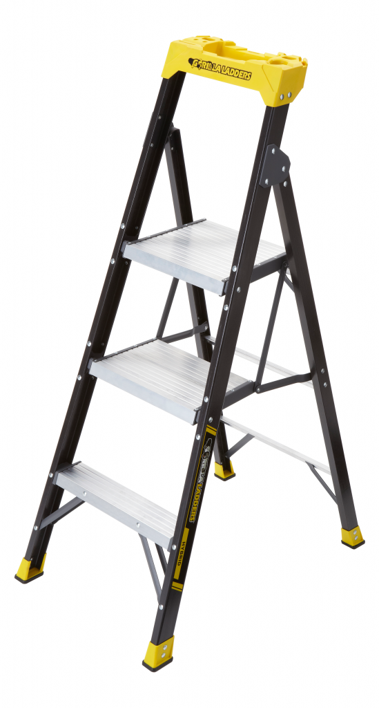 2-in-1 ladders available in two materials
