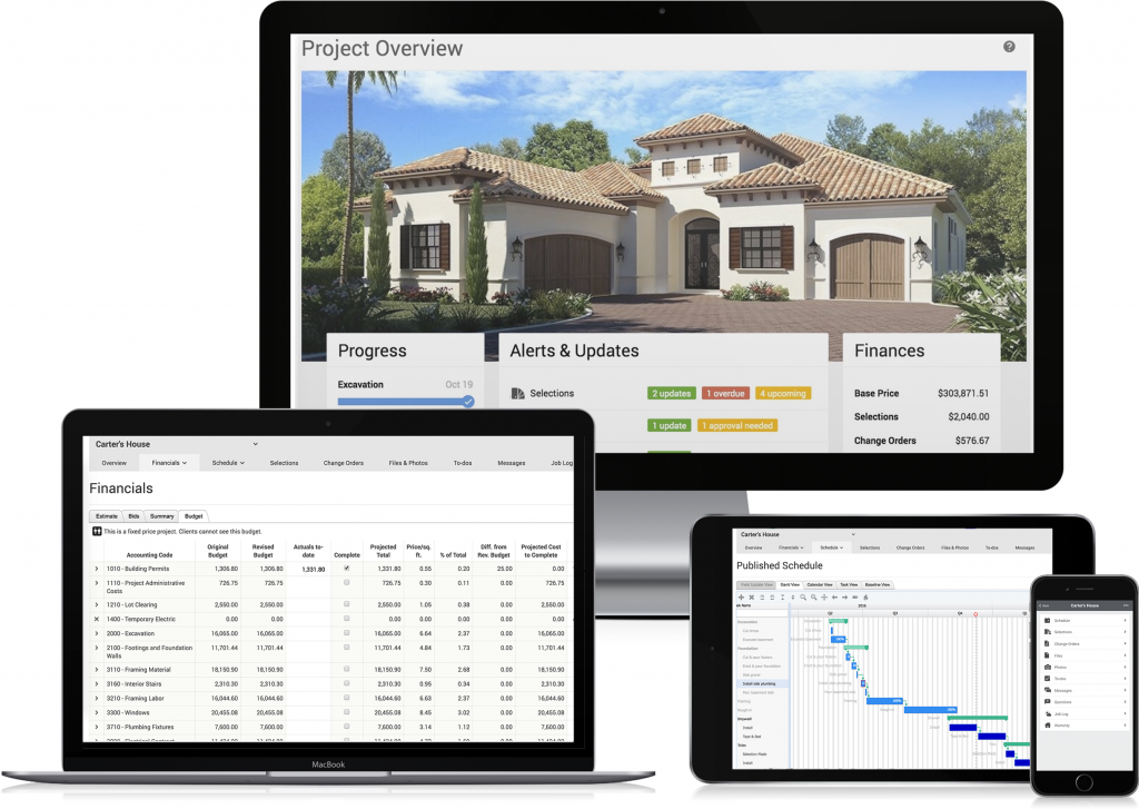 Software specifically for remodelers, custom builders