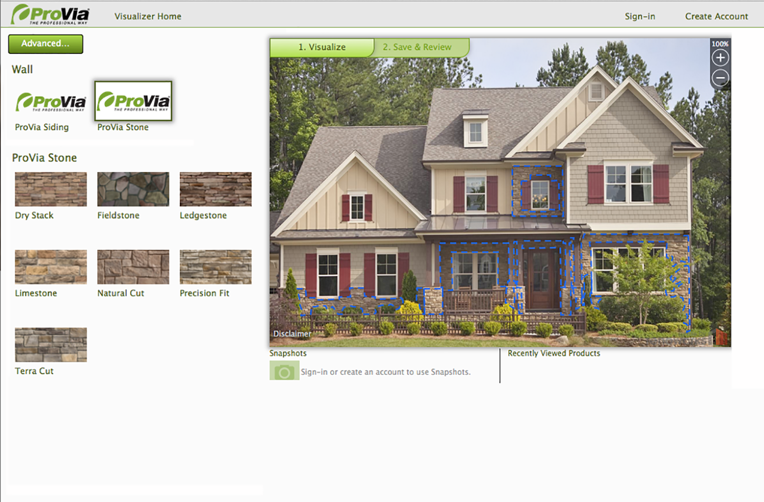 ProVia Stone Visualizer 2016 QUALIFIED REMODELER