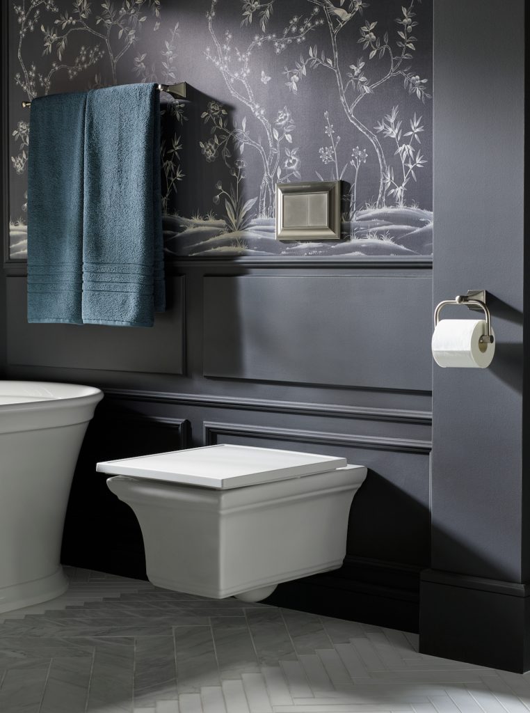 Wall-hung toilet maintains traditional elegance