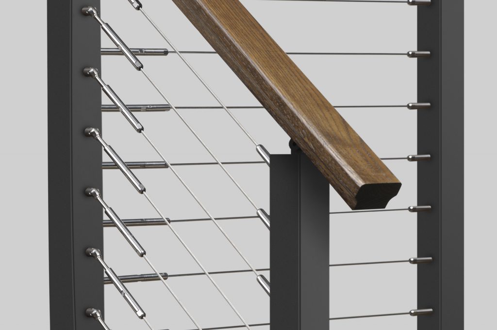 LJS-Pic-Linear-Metal-Newels-Cable-System