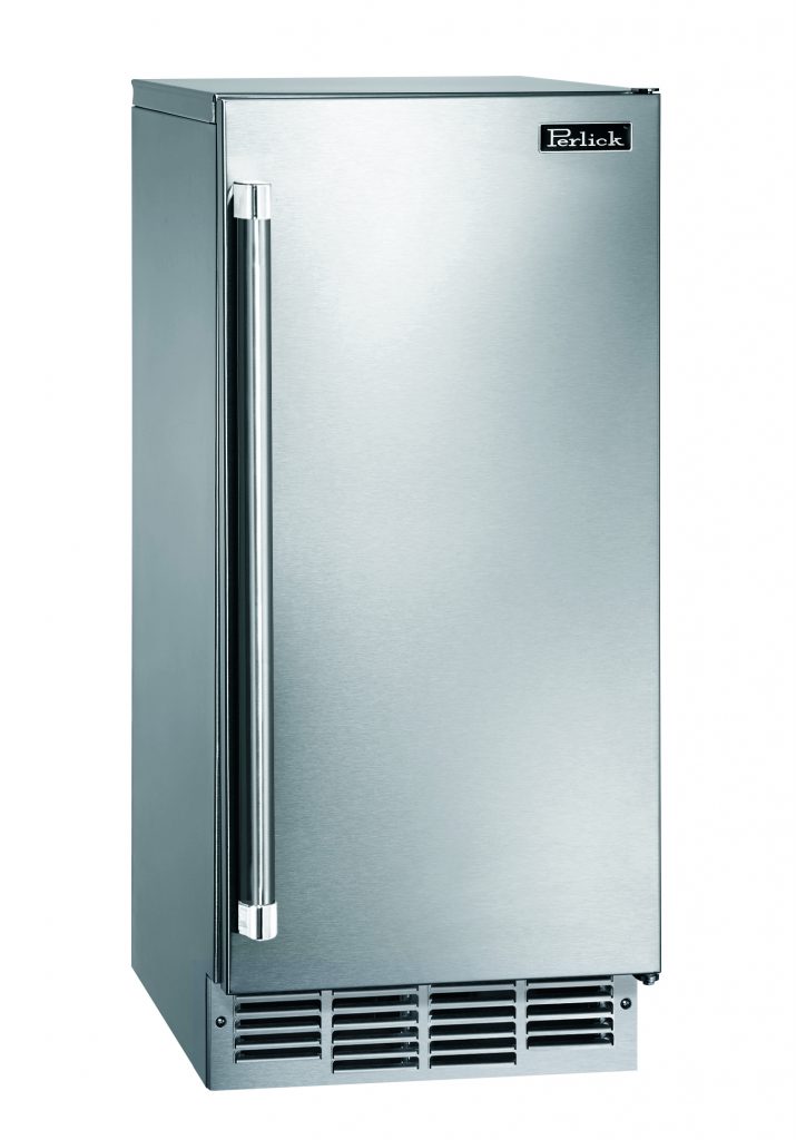 UL-rated, 15-in. ice maker