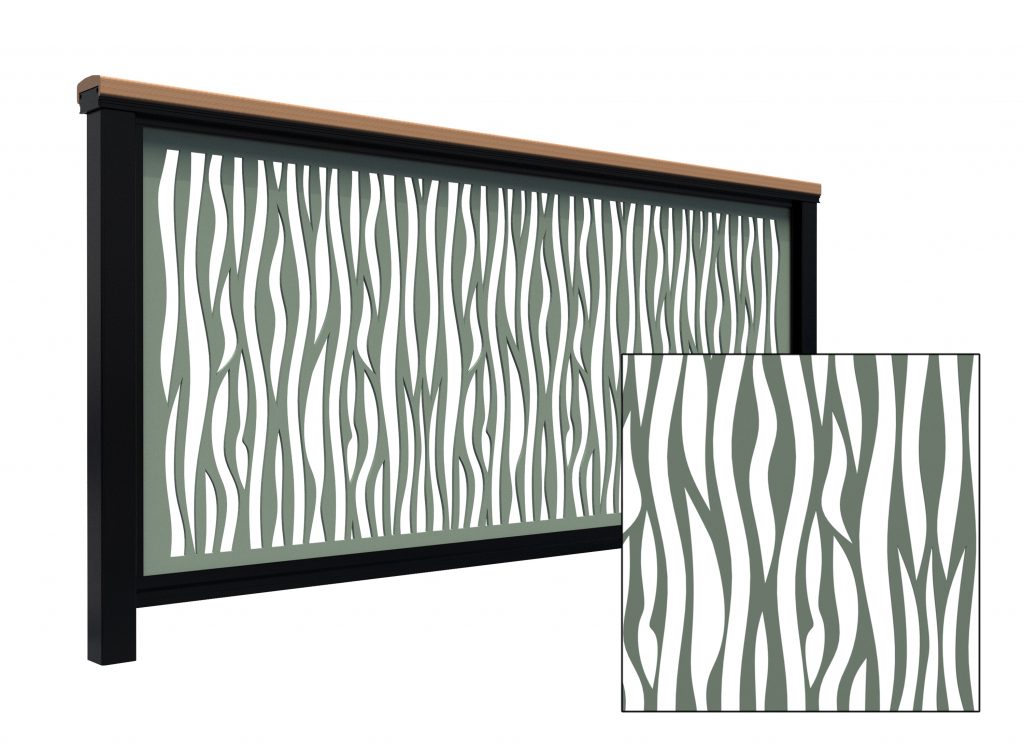 Feeney DesignRail Panel Infill Seagrass Pattern QUALIFIED REMODELER