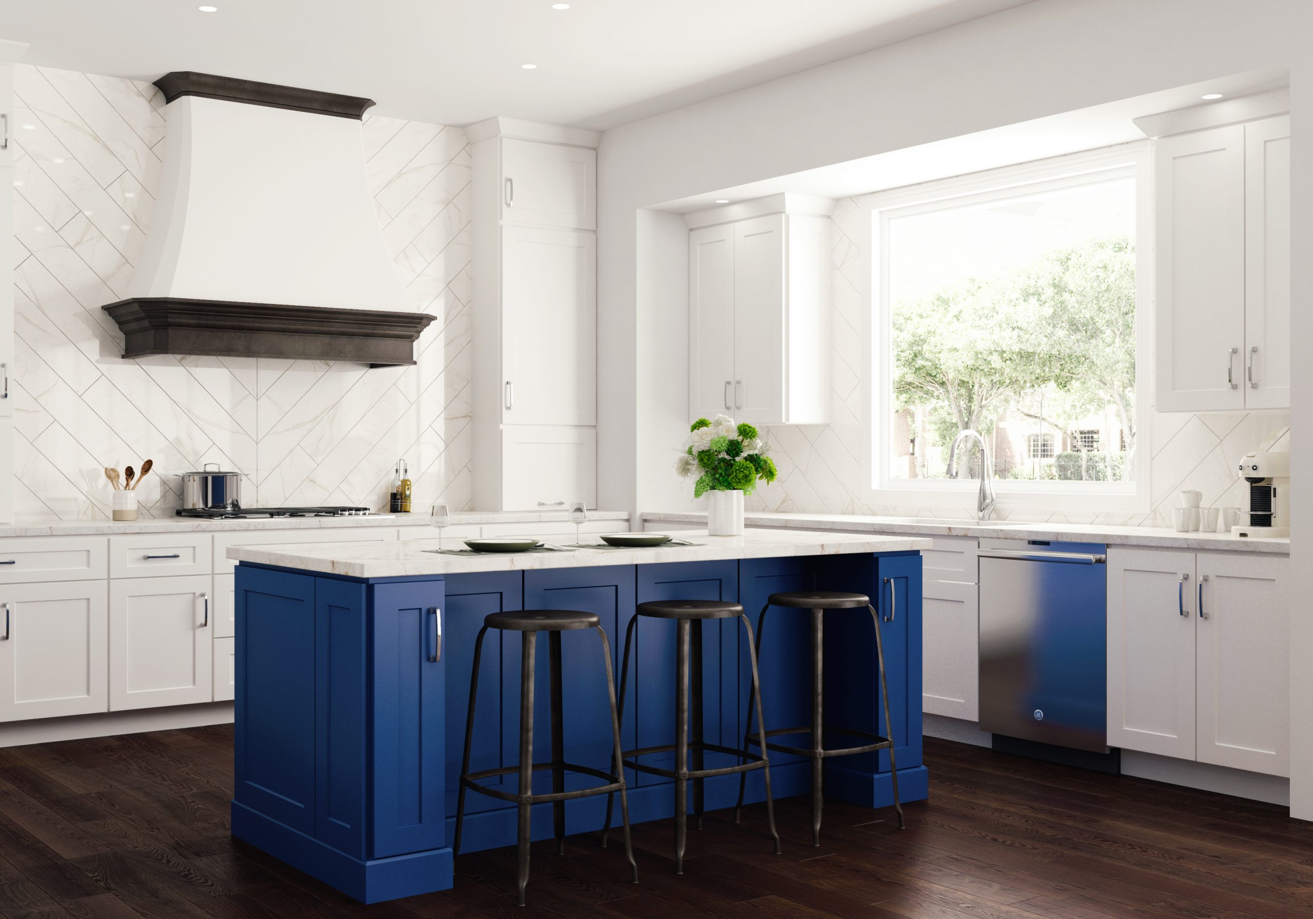 Kitchen  Blue kitchen accessories, Blue kitchen decor, Cobalt blue  kitchens