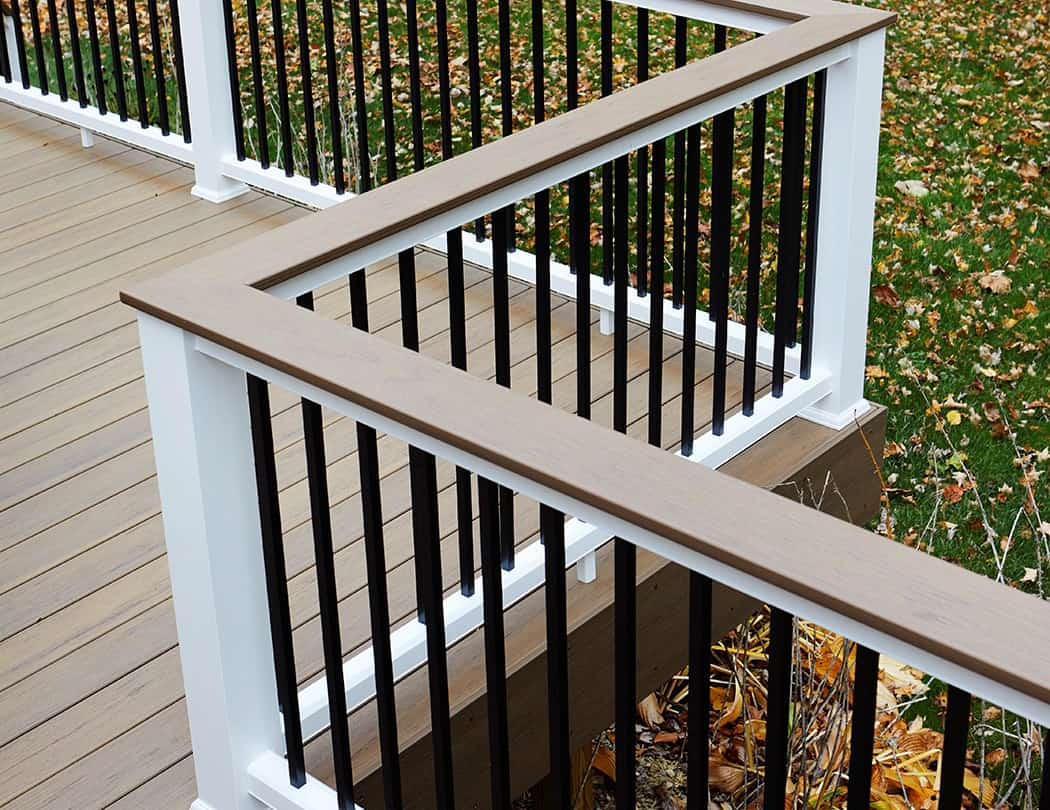 Square Shouldered Deck Board Railing Qualified Remodeler