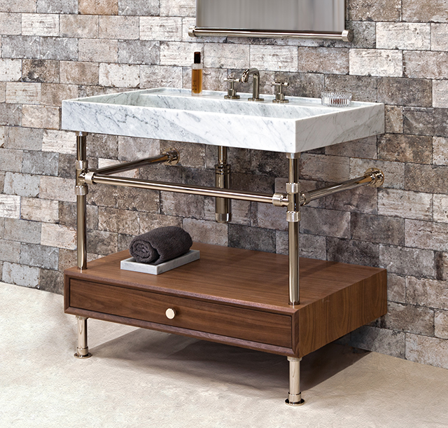 Elemental Towel Bar – Stone Forest