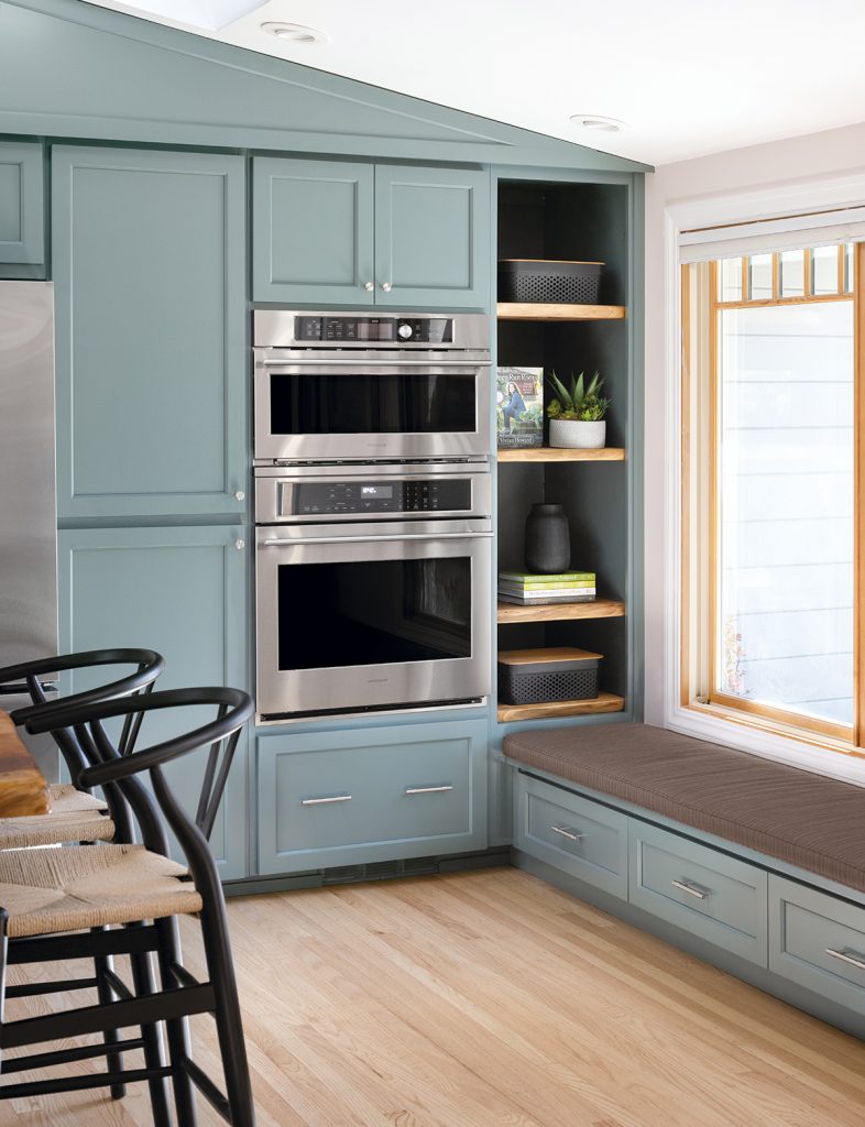 Double Oven Cabinet with Deep Drawer, Appliance Cabinets