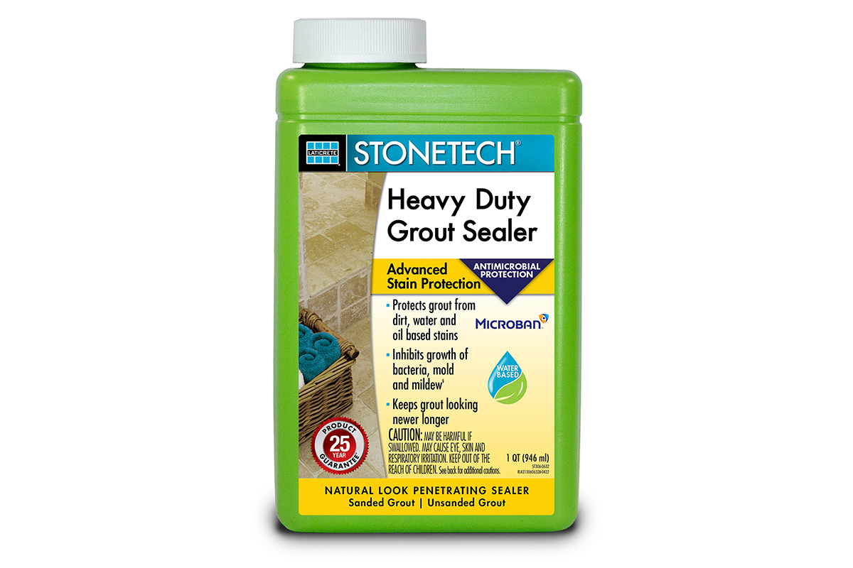 Grout sealer offers advanced stain and antimicrobial protection