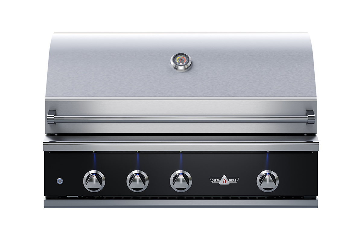 Grill affords homeowners the ability to incorporate colors into outdoor