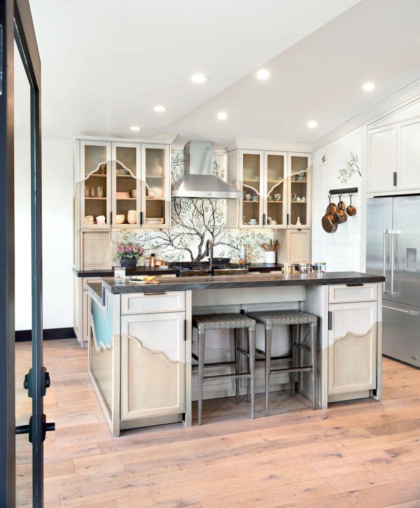 Great use of space in kitchen! hiding stand mixer  Eclectic kitchen,  Eclectic kitchen design, Outdoor kitchen design