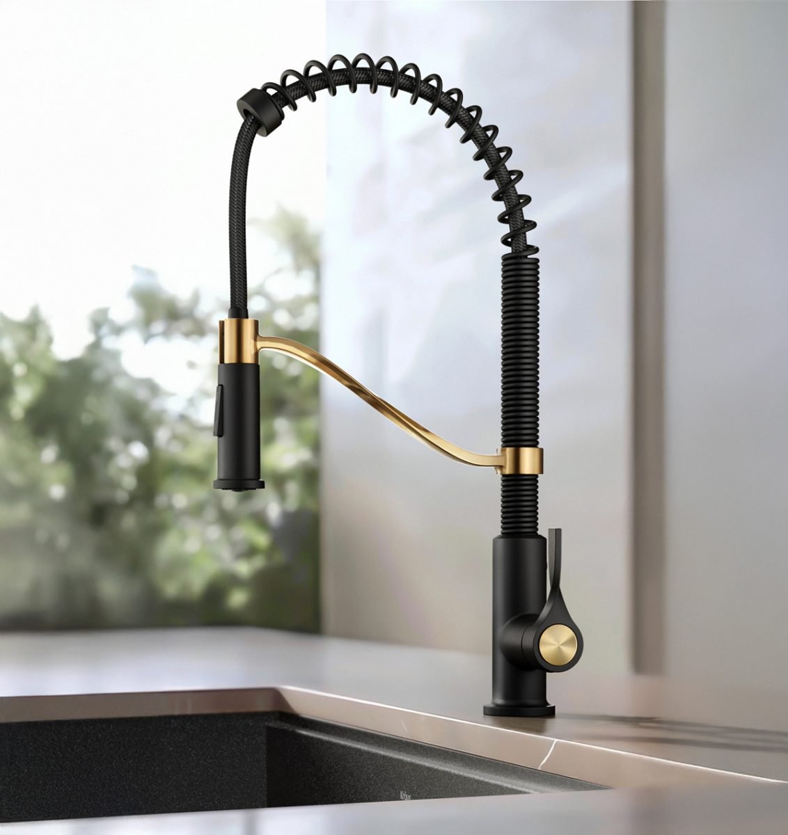 Commercial Style Pull Down Faucet