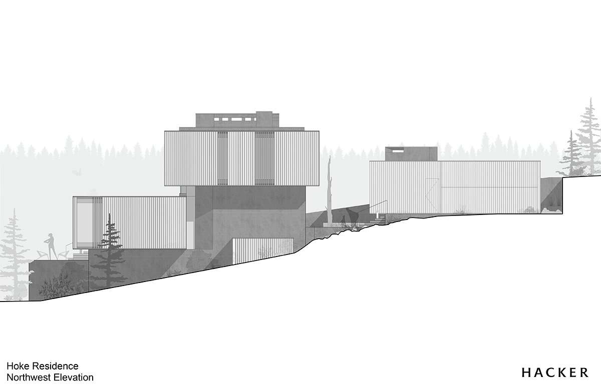 Northwest elevation
