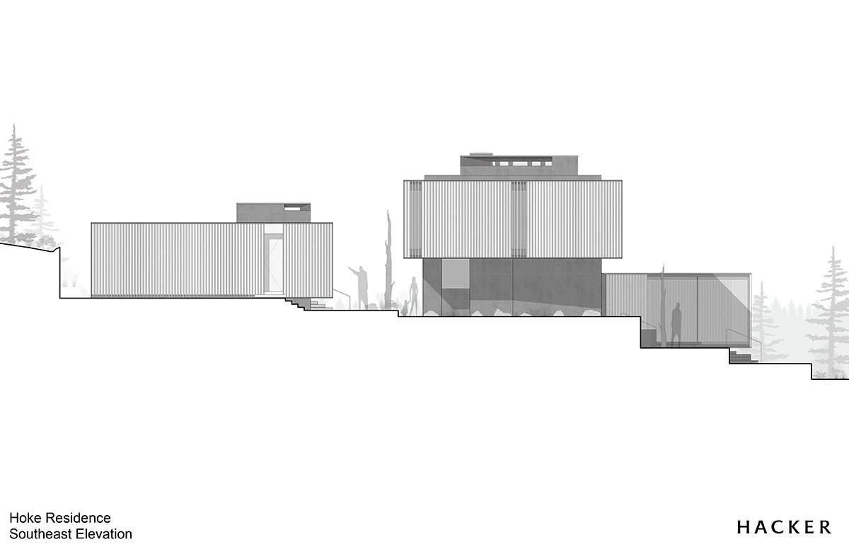 Southeast elevation