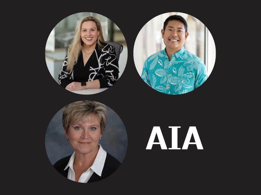 Three New Leaders Elected to AIA Board of Directors